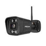 Foscam Caméra WiFi extérieur avec Spots et sirène - V8P Noir