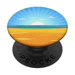 Beach Sunrise Pop Socket for Phone PopSockets Summer Beach PopSockets Swappable PopGrip