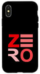 Coque pour iPhone X/XS Rouge Zeroed in ! Graphique rouge