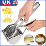 Stainless Steel Potato Ricer Fruit Vegetable Masher Fruit Press Juicer Crusher