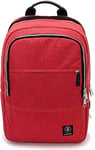 Invicta Biz M Office Backpack - Red - Laptop Holds up to 15.6" - USB Socket - Work