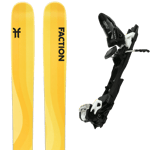 FACTION Pack ski de randonnée Faction Dancer 4 Yellow 25 + Fixations Homme Jaune taille 185 2025