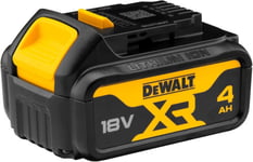 DEWALT DCB182-XJ 4AH Battery 18V XR, Li Ion Black/Yellow 