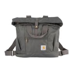 Carhartt, Durable Bag with Adjustable Straps and Laptop Sleeve, Convertible Backpack Tote (Gravel), One Size