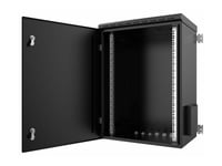 Lanview By Logon - Rack Skap - 60 X 45 - Veggmonterbar - Svart, Ral 9005 - 16U - 19"