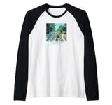 The Beatles on the Abbey Road color Raglan Baseball Tee