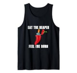 Eat The Carolina Reaper Spicy Chili Red Pepper Hot Sauce Tank Top