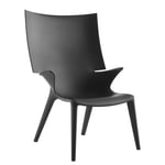 Kartell Fauteuil Uncle Jim (Noir - Polycarbonate Coloré Dans La Masse)