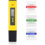 Memkey - ph Mètre Numérique, Testeur ph Numérique Portable Lecteur Résolution 0,01pH, Test avec 0-14 pH Plage de Mesure avec atc pour l'eau Potable,