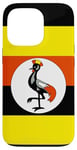 Coque pour iPhone 13 Pro Uganda Flag Colors Ugandan Gift for Ugandans