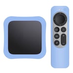 Apple TV 4K 2021 digiboksi + kaukosäätimen kotelot - Sininen