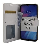 Crazy Horse Wallet Huawei Nova 5T (Vit)