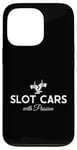 Coque pour iPhone 13 Pro Slot Cars avec fente pour mini voiture RC