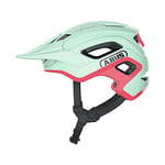 ABUS MTB Helmet CliffHanger, Bike Helmet for Demanding Trails, Large Ventilation Openings and TriVider Strap System, Unisex Adult, Iced Mint, L