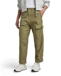 G-STAR RAW Women's Cargo Relaxed Hose Pants , Green (Smoke Olive D22141-d299-b212),29W