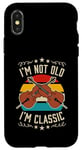 iPhone X/XS I'm Not Old I'm Classic Retro Vintage Style Cello Player Case