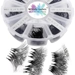 Volume Russes Cils D Curl 500 Fans 16D 0.07mm 13-20mm Mixed Préfaits Extensions de Cils Volume Russe Bouquet Prefait Cils Pré-ventilées Professionnel Ventilateur Cils Extension(500-16D-0.07-D-1320)