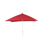 Siena Garden 759282 Artico Parasol Base Aluminium/Polyester Rouge/Argent 245 x 195 cm