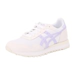 Asics Women's Tiger Runner II Sneaker, White Violet Light, 7 UK