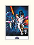 Star Wars A New Hope (One Sheet) 30 x 40 cm montée d'impression