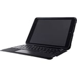 OtterBox Unlimited Series - Clavier et étui - avec trackpad - sans fil - Bluetooth - Français - cristal noir clavier, cristal noir étui - pour Apple 10.2-inch iPad (7ème génération, 8ème...