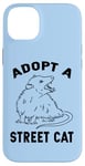 iPhone 14 Plus Funny Adopt a Street Cat Possum Lover Case