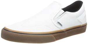 Etnies Men's Marana Slip Skate Shoe, White/Gum, 4 UK