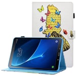 Samsung Tab A 10.1 T580/T585 Line Painted Flat Panel Butterfly Group