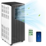 Goplus - 4 en 1 Climatiseur Mobile 9000BTU 2,6kW, 20㎡,R290, Contrôle WiFi/Télécommande/écran,Classe énergétique a , Fonction de Refroidissement,