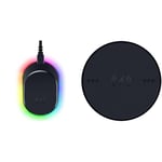 Razer Mouse Dock Pro & Charging Puck - Station de Recharge magnétique sans Fil & Module pour Souris & Wireless Charging Puck - Module de Charge sans Fil pour Souris Razer compatibles - Noir