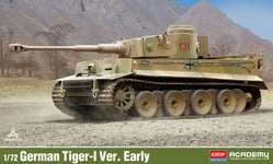 Academy Academy Plastsats Tank Tiger 1 Ver. Early 1/72