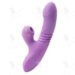 LCC® Massage vibrator elektrisk silikon hona laddning teleskopisk mute vattentät halkfri multifunktionella sexleksaker för vuxna