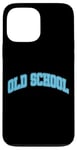 Coque pour iPhone 13 Pro Max Graphique bleu Old School Blue Graphic