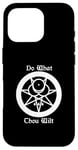 iPhone 16 Pro Do What Thou Wilt Thelema Crowley Mark of the Beast 666 Case