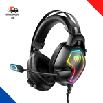 Casque Gaming pour PC PS4 PS5, Ultralight LIGHTSYNC RGB avec Microphone