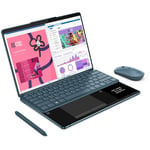 PC Portable Lenovo Yoga Book 9 13IMU9 83FF0038FR écran tactile 13,3" OLED 60 Hz Intel® Core Ultra 7 16 Go RAM 1 To SSD Bleu