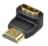 Right Angle HDMI Male To HDMI Female Port Adapter L Shaped 90 Degree Connector