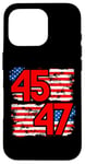 Coque pour iPhone 16 Pro 45 47 Trump 2024, Trump President 45 47, 45 47 Chemise pour homme