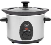 QUEST 35260 Slow Cooker - Black & Silver, Silver/Grey,Black