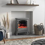 https://furniture123.co.uk/Images/AGL039_3_Supersize.jpg?versionid=9 Grey Freestanding Electric Log Burner Fireplace - AmberGlo