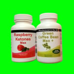 90 Raspberry Ketones & Green Coffee Bean Extract Capsules