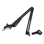 Boom Arm Stand Heavy Duty 360 Justerbar Metall Mikrofonstativ Skrivbordshållare-Perfekt Black 0