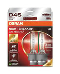 OSRAM XENARC NIGHT BREAKER 220, D4S, +220% de luminosité en plus, lampe de phare au xénon, 66440XN2-2HB, boîte pliante (2 lampes)