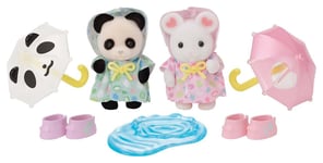 Sylvanian Families Nursery Friends Rainy Day Duo Set