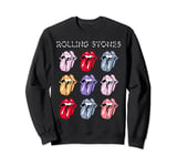 Official The Rolling Stones HD Multi Color Tongue Sweatshirt