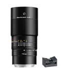 TTArtisan 100mm F2.8 Macro 2x Metal Bodied Lens with Cold Shoe Mount Compatible with Nikon Z Mount - Black