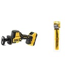 DEWALT DCS369NT-XJ Scie Sabre Compacte - XR 18V - Brushless & Lot De 12 Lames Pour Scie Sabre - DT2441L-QZ - lame scie sabre 2 x DT 2307L, 2 x DT 2308L, 1 x DT 2408L, 2 x DT 2300L