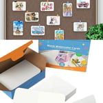 DIY Handmade Art Paper Students Draw Paper Thank You Notes Postcards  for Kids