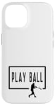 Coque pour iPhone 14 Play Ball Baseball Batter Homerun Funny Game Graphic Dire