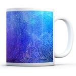 Pink & Blue Mandala - Drinks Mug Cup Kitchen Birthday Office Fun Gift #12601